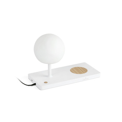 01007 Faro NIKO White table lamp