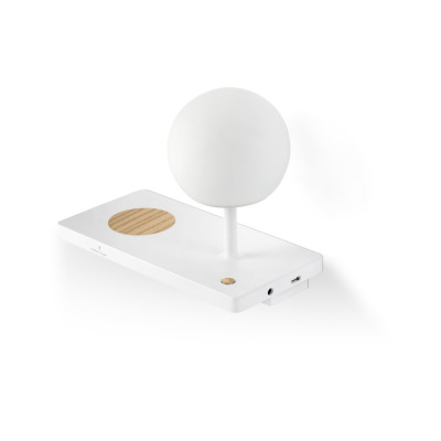 01026 Faro NIKO Left white wall lamp PC diffuser