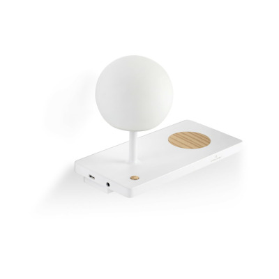 01027 Faro NIKO Right white wall lamp PC diffuser