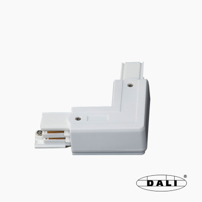 01990401D Faro JOINT L LEFT WHITE FOR TRACK DALI