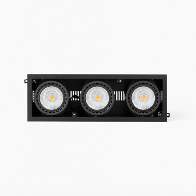 033016002 Faro MINI COLIN-3 BLACK LED 54-75W FASHION 3100K 56°