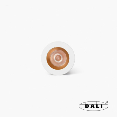 0331927114D Faro UNO DOWN 8W WH-GD 11° 2700K CRI90 DALI
