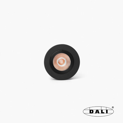 0331927122D Faro UNO DOWN 8W BK-BK 11° 2700K CRI90 DALI