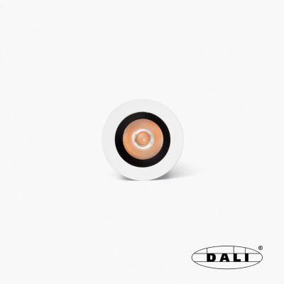 0331930312D Faro UNO DOWN 8W WH-BK 37° 3000K CRI90 DALI