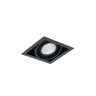 034010002 Faro COLIN-1 Black downlight LED HE 36W 3000K 56° 4780 lm