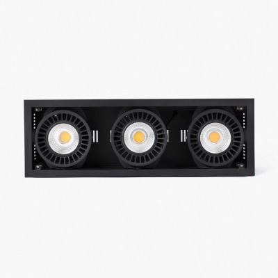 034013902 Faro COLIN-3 BLACK LED 72-108W 3000K 20°