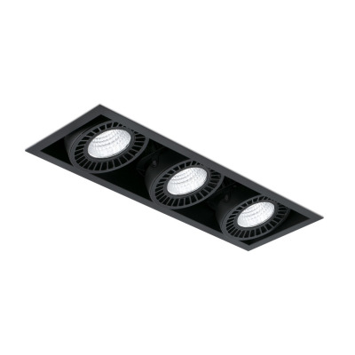 034015702 Faro COLIN-3 Black downlight LED FOOD 72/108W fish 20° 5880/8430 lm