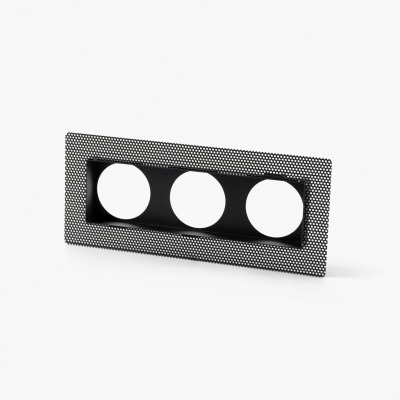 034700032 Faro TEIDE PLATE 3L TRIMLESS BLACK