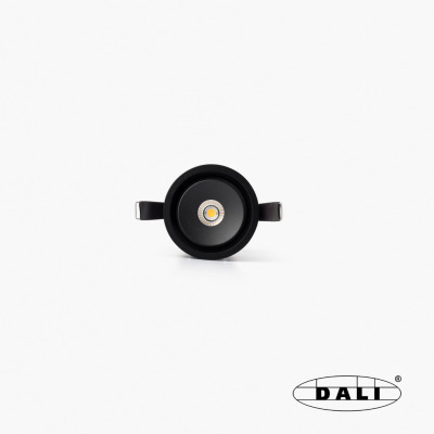 0348X2762D Faro TEIDE DOWNLIGHT 10W BLACK 65° 2700K CRI97 DALI