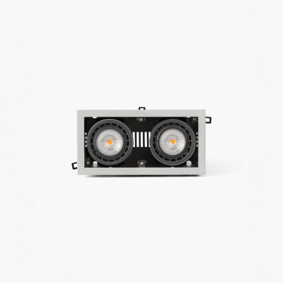 035005003 Faro NANO COLIN-2 WITH FRAME GREY LED 14-26W 2700K 20°