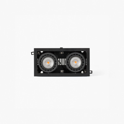 035005402 Faro NANO COLIN-2 WITH FRAME BLACK LED 14-26W 4000K 20
