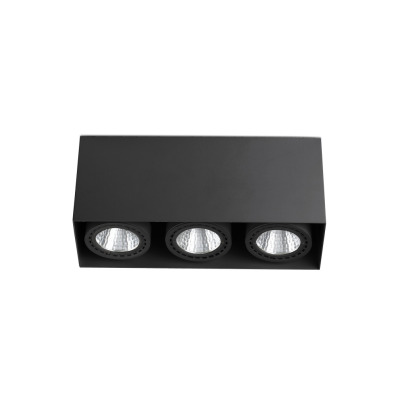 050602002 Faro TEKO - 3 Black surface LED food 72W bread&fruit 56º