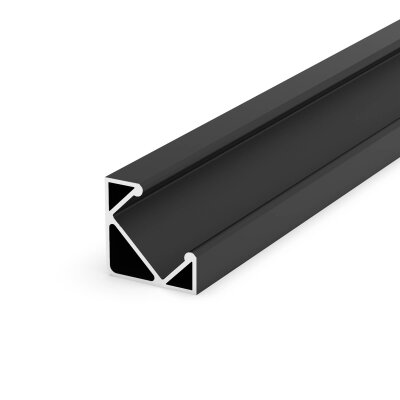 08050101N-07 TK-Lighting SURFACE PROFILE 45D BLACK 0,7M