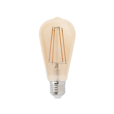 17433 TK-Lighting BULB DECORATIVE FILAMENT LED AMBER E27 5W 2200K DI