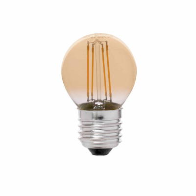 17493 TK-Lighting BULB G45 E27 LED 4W FILAMENTO AMBAR DIMABLE 2200K