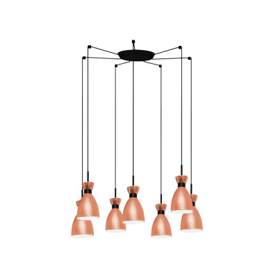 20046-7L Faro RETRO COPPER PENDANT LAMP 1xE14 20W 7L
