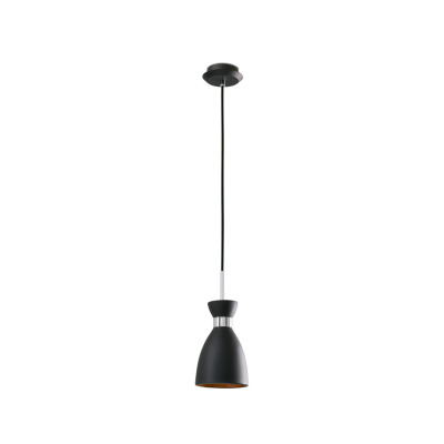 20050 Faro RETRO BLACK AND GOLD PENDANT LAMP 1XE14 20W