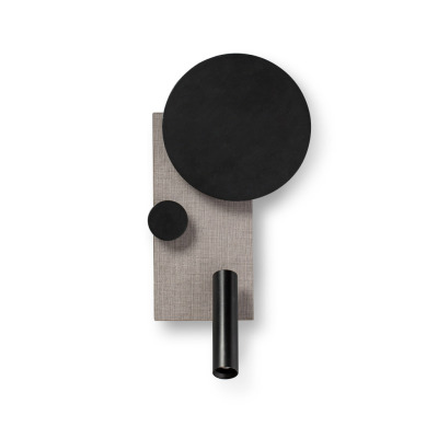 20066 Faro KLEE LEFT WALL L. GREY LED 10W READER 3W 2700K DIM