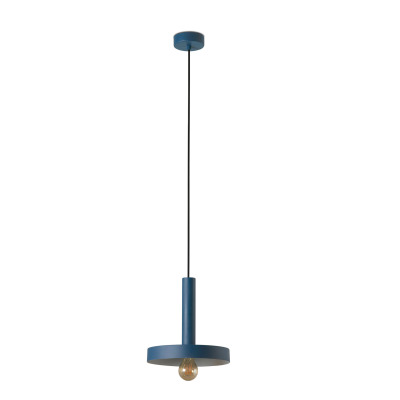 20169 Faro WHIZZ MAT BLUE/WHITE PENDANT LAMP 1XE27
