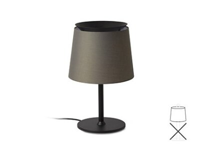 20315 TK-Lighting SAVOY SHADE TABLE LAMP GREEN            