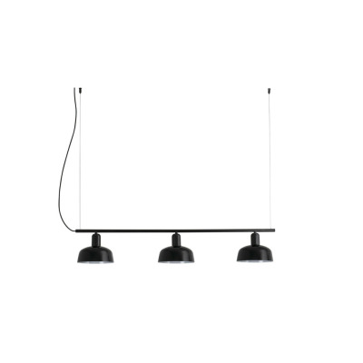20338-117 Faro TATAWIN PENDANT LINEAL W/BLACK SHADE S 1xE27