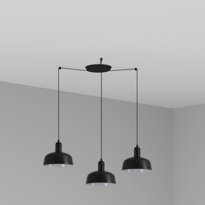 20340-117-3L Faro TATAWIN PENDANT SHADE S BLACK 1xE27 3L