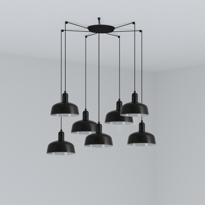20340-117-7L Faro TATAWIN PENDANT SHADE S BLACK 1xE27 7L