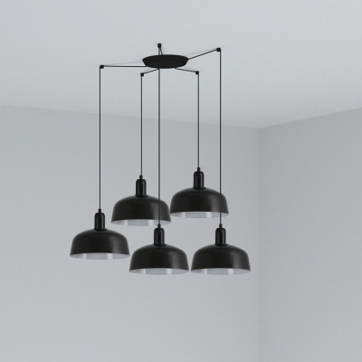 20340-120-5L Faro TATAWIN PENDANT SHADE M BLACK 1xE27 5L