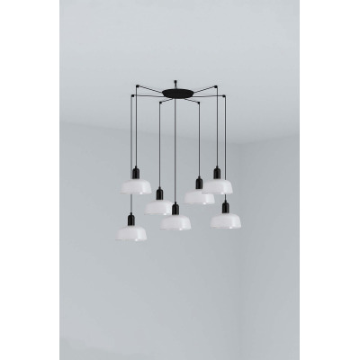 20340-140-7L Faro TATAWIN PENDANT LAMP SHADE METAL S WHITE 7xE27