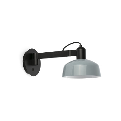 20342-142 Faro TATAWIN WALL LAMP ARM PANT.METAL BLUE GRAY. 1xE27
