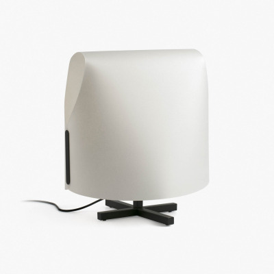 23002-57 Faro LUANG M 465 BLACK-BEIGE TABLE LAMP 1XE27
