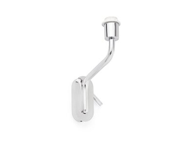 24007 TK-Lighting ETERNA CHROME WALL LAMP LEFT READER