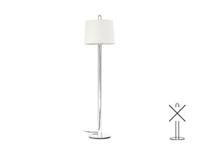 24037 TK-Lighting MONTREAL FLOOR LAMP CHROME 1xE27