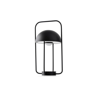 24523 Faro JELLYFISH Black and white portable lamp