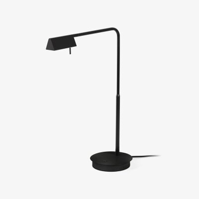 28207 TK-Lighting ACADEMY BLACK TABLE LAMP         