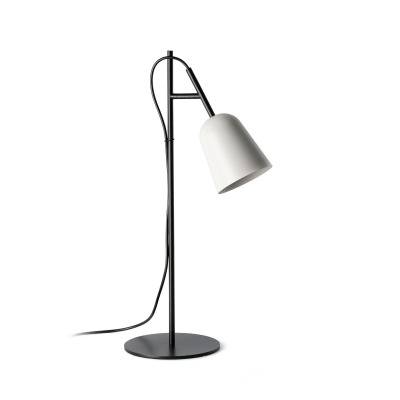 28252 Faro STUDIO TABLE LAMP WHITE SHADE 1XE14