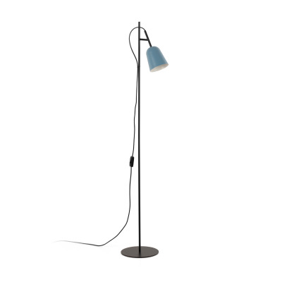 28271 Faro STUDIO FLOOR LAMP BLUE SHADE 1xE14
