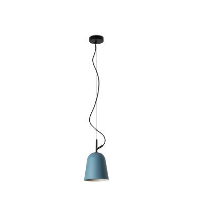 28279 Faro STUDIO PENDANT LAMP M BLUE 1xE14