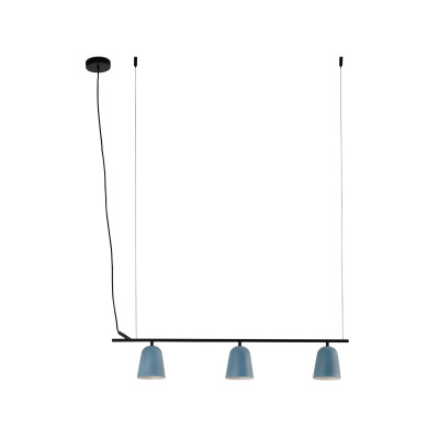 28281 Faro STUDIO PEND. LINEAL BLUE S 3xE14