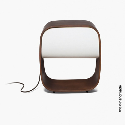 28372 Faro 1968 Wood table lamp