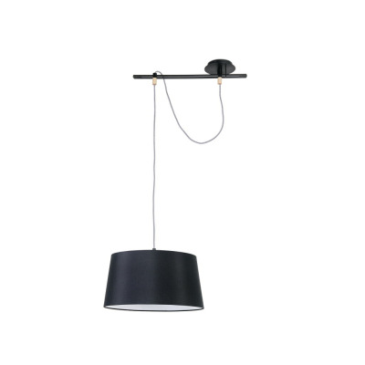 28393 Faro FUSTA Black pendant lamp