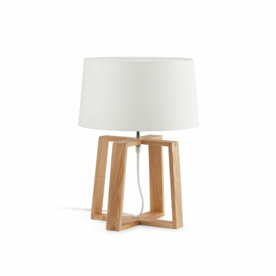 28401 Faro BLISS WHITE TABLE LAMP