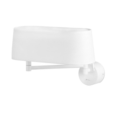 28481 Faro DESLIZ White wall lamp