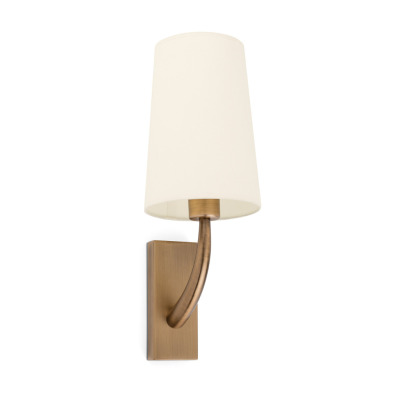 29681-20 Faro REM OLD GOLD WALL LAMP BEIGE SHADE