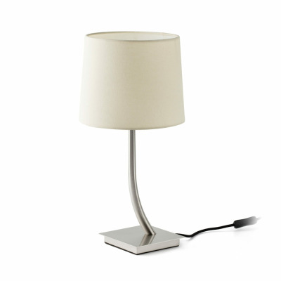 29684-05 Faro REM Nickel mat/beige table lamp