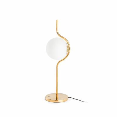 29692D Faro LE VITA GOLD TABLE LAMP DIM LED 7W 2700K