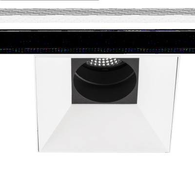 3043583011 Faro DEEP60 Downlight square without frame white 15° 3000K
