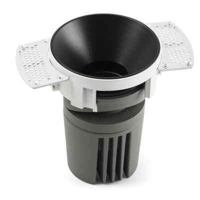 3065082712 Faro DEEP78 Downlight round without frame black 15° 2700K