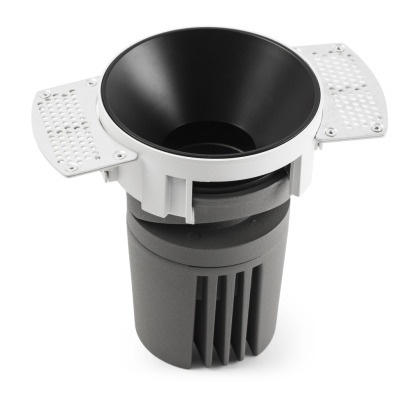 3065083062 Faro DEEP78 Downlight round without frame black 60° 3000K