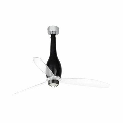 32002-10 Faro ETERFAN ?1280MM SHINY BLACK TRANSP BL 17W 3000K